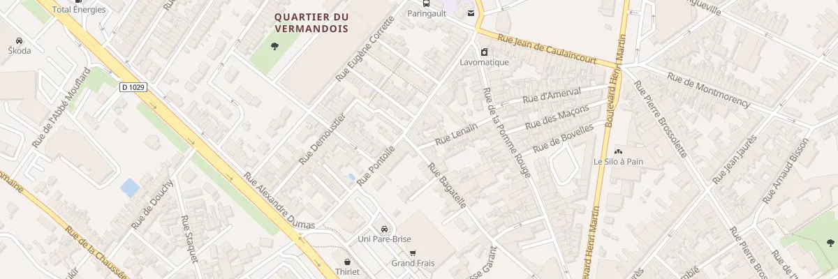Plan du 44 Rue de Bagatelle à Saint-Quentin