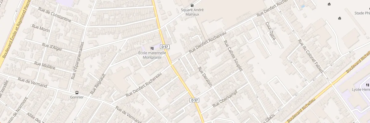 Plan du 165 Rue Denfert Rochereau à Saint-Quentin