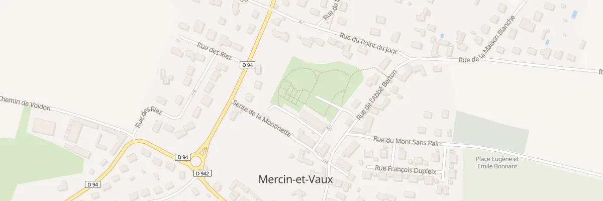 Plan du 5 Rue Villa la Croix à Mercin-et-Vaux