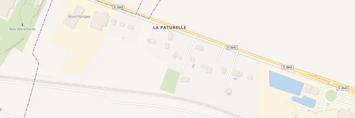 Plan du 340 Rte du Cateau à Awoingt