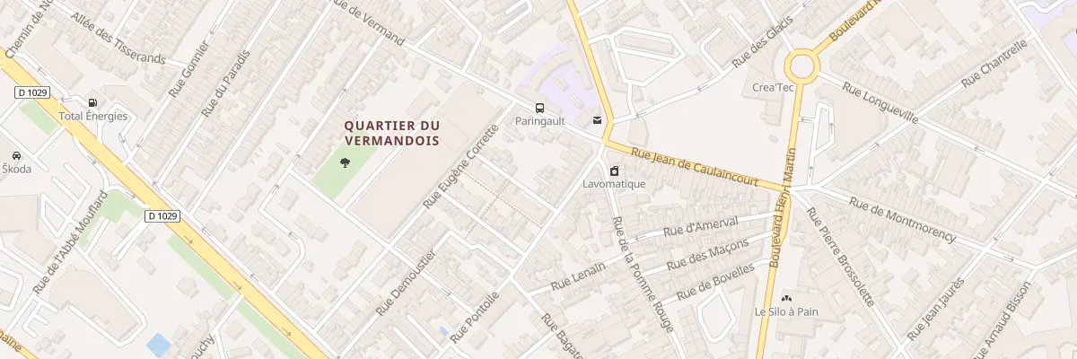 Plan du 14 Rue Pontoile à Saint-Quentin