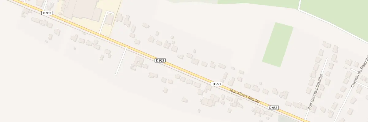 Plan du 575 Rue Albert Ricquier à Beuvry-la-Forêt