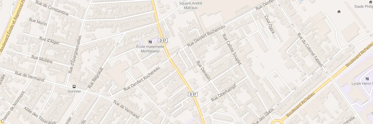Plan du 167 Rue Denfert Rochereau à Lesdins