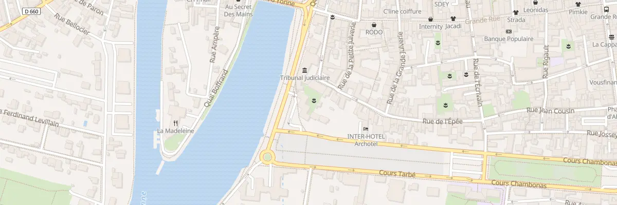 Plan du 2 Rue de l’Epée à Sens
