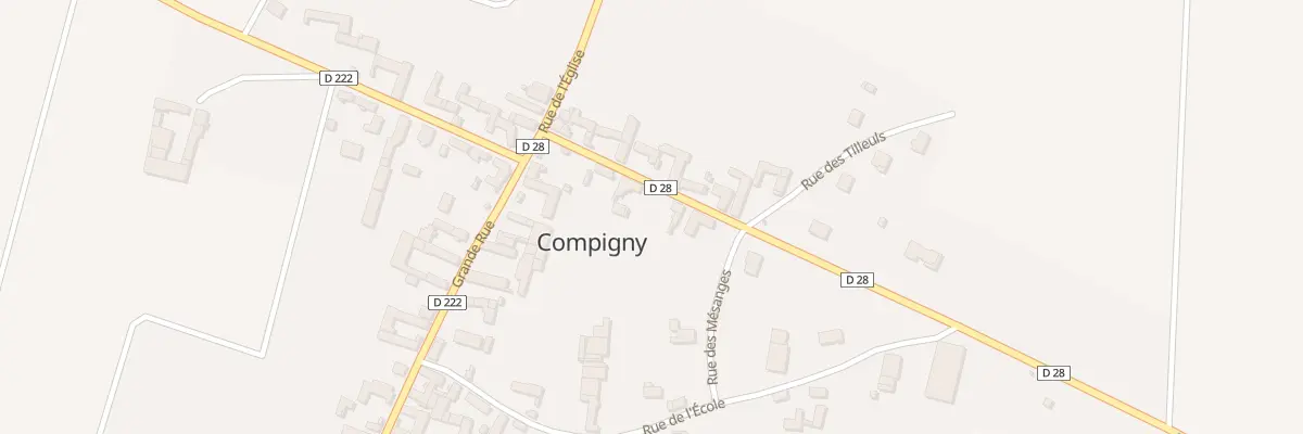 Plan du 4B Rue des Bordes à Compigny