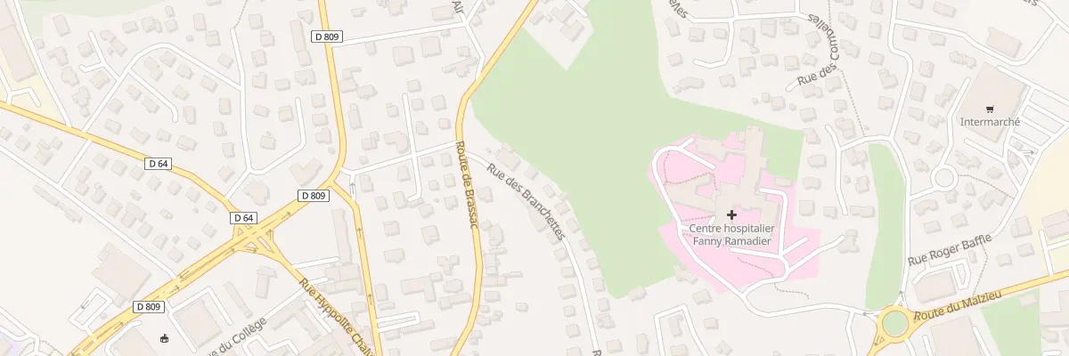 Plan du 11 Rue des Branchettes à Saint-Chély-d’Apcher