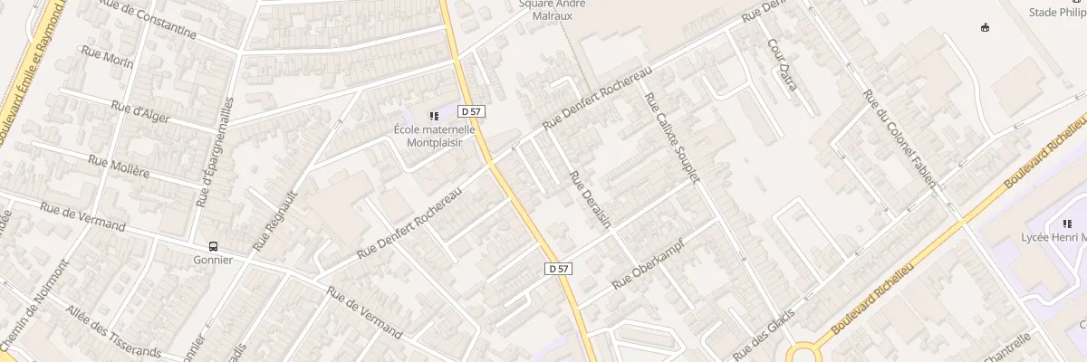 Plan du 167 Rue Denfert Rochereau à Saint-Quentin