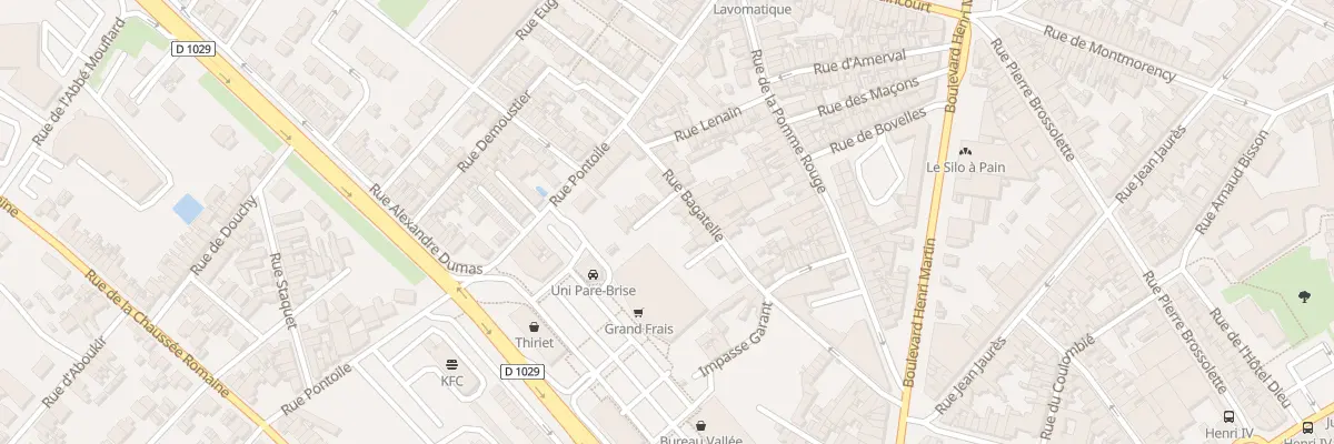 Plan du 29 Rue de Bagatelle à Saint-Quentin