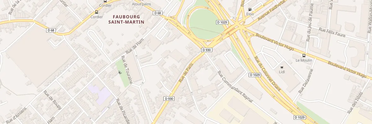 Plan du 14 Rue de Paris à Saint-Quentin