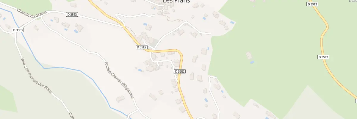 Plan du 136 Rte des Plans Bas aux Plans