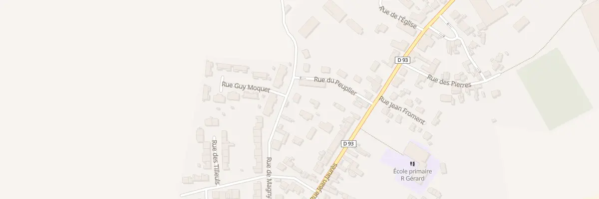 Plan du 16B Rue de Magny à Lehaucourt