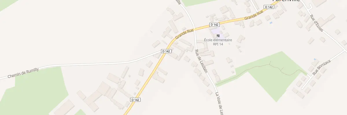 Plan du 75B Gr Gd Rue à Séranvillers-Forenville