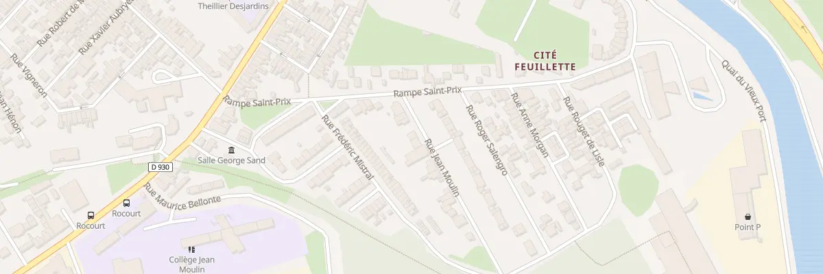 Plan du 10 Rue Jean Moulin à Saint-Quentin