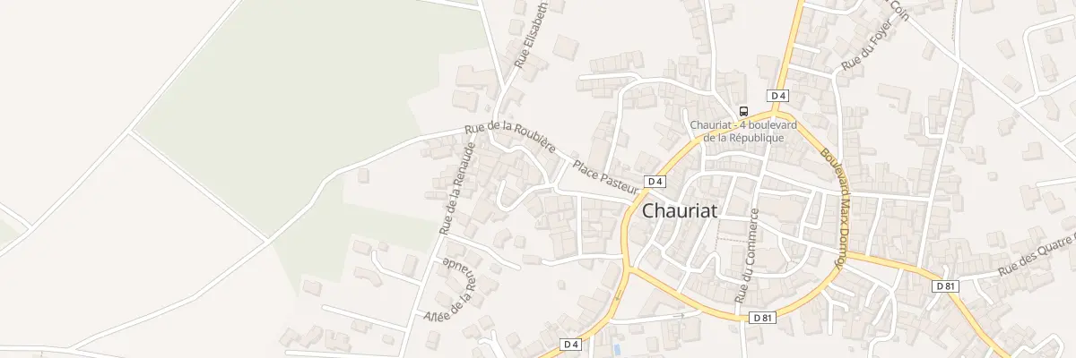 Plan du 2 Imp Pasteur à Chauriat
