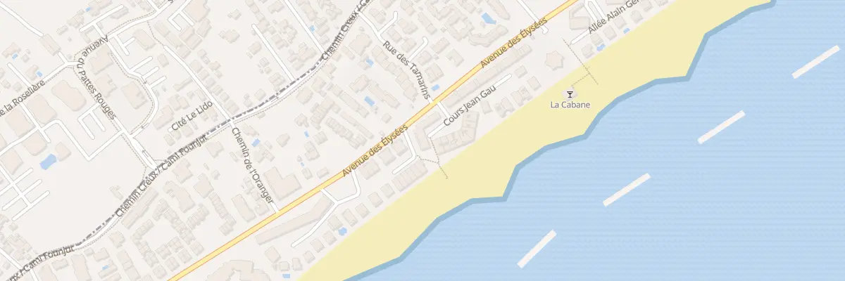 Plan du 18 Av des Elysées à Valras-Plage