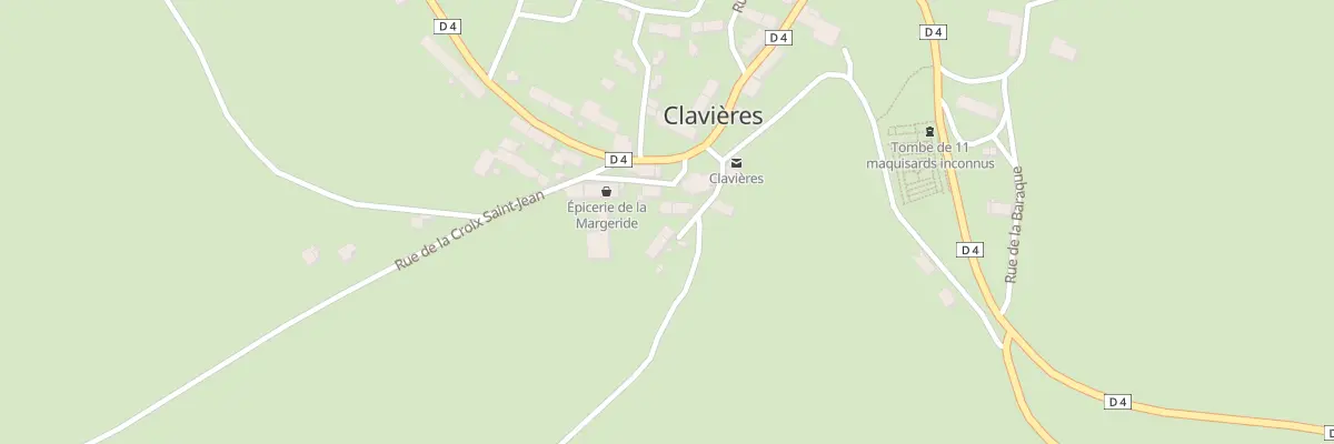 Plan du 5034 Le Bourg à Clavières