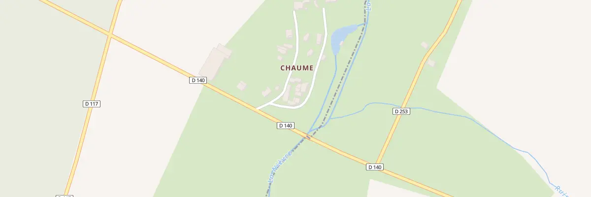 Plan du 17 Chaume à Châteauneuf-Val-de-Bargis