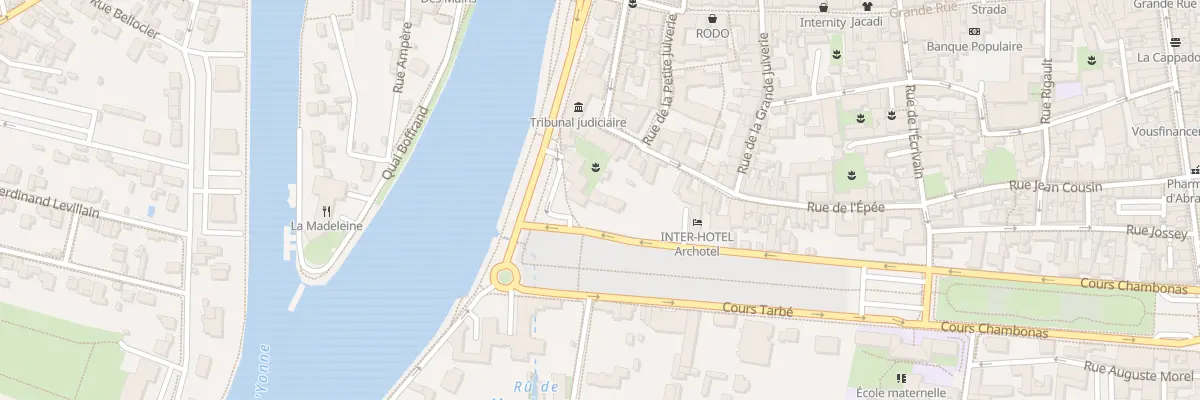 Plan du 4B Rue de l’Epée à Sens