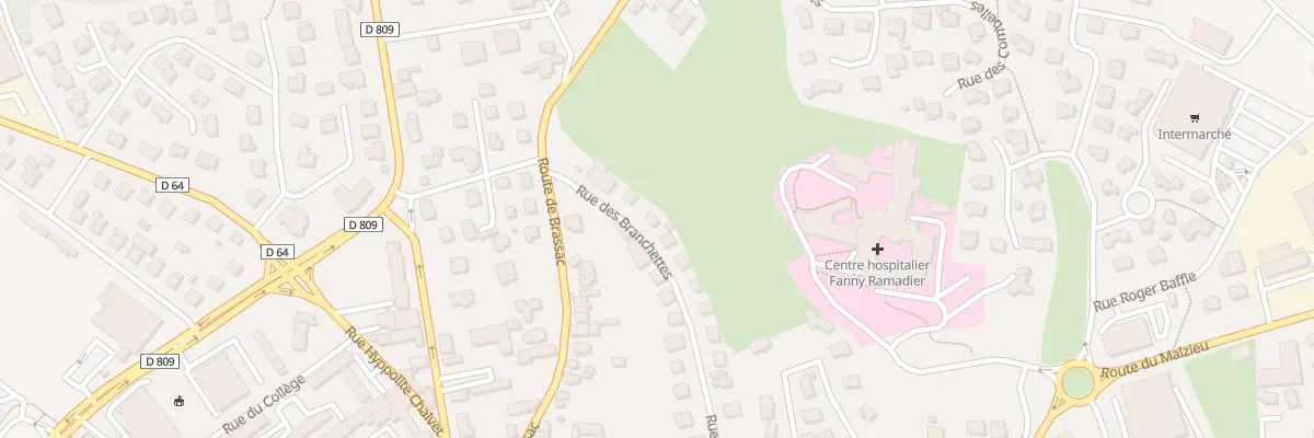 Plan du 13 Rue des Branchettes à Saint-Chély-d’Apcher