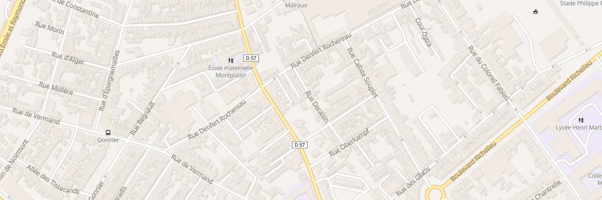 Plan du 161 Rue Denfert Rochereau à Saint-Quentin