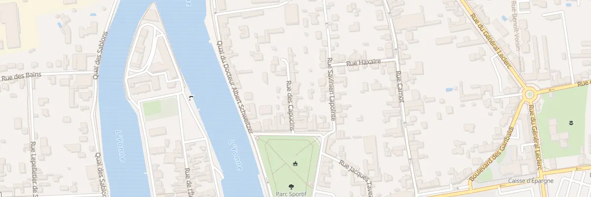 Plan du 10A Rue des Capucins à Sens