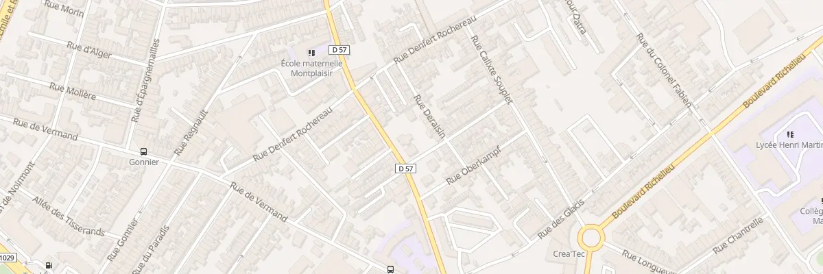 Plan du 10 Rue de la 3 Eme Dim à Saint-Quentin