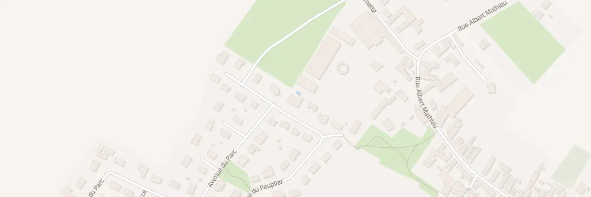 Plan du 1 Rue du Peuplier à Awoingt