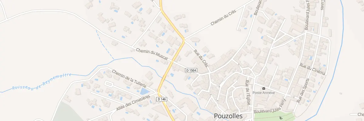 Plan du 5123 Rue de Verdale à Pouzolles