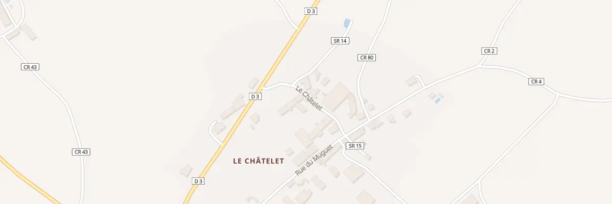 Plan du 4 Le Châtelet à Lainsecq