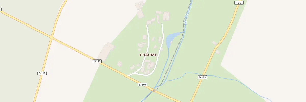 Plan du 25 Chaume à Châteauneuf-Val-de-Bargis