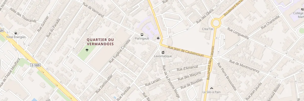 Plan du 6 Rue Pontoile à Saint-Quentin