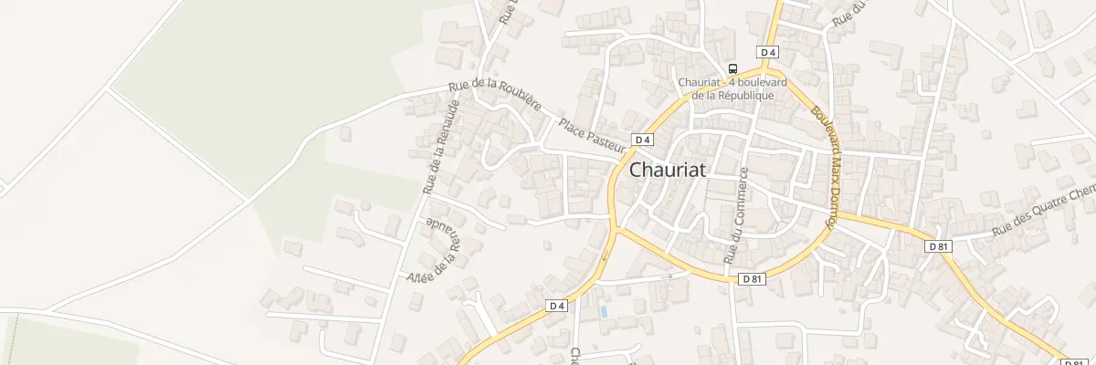 Plan du 4 Rue des Chazeaux à Chauriat