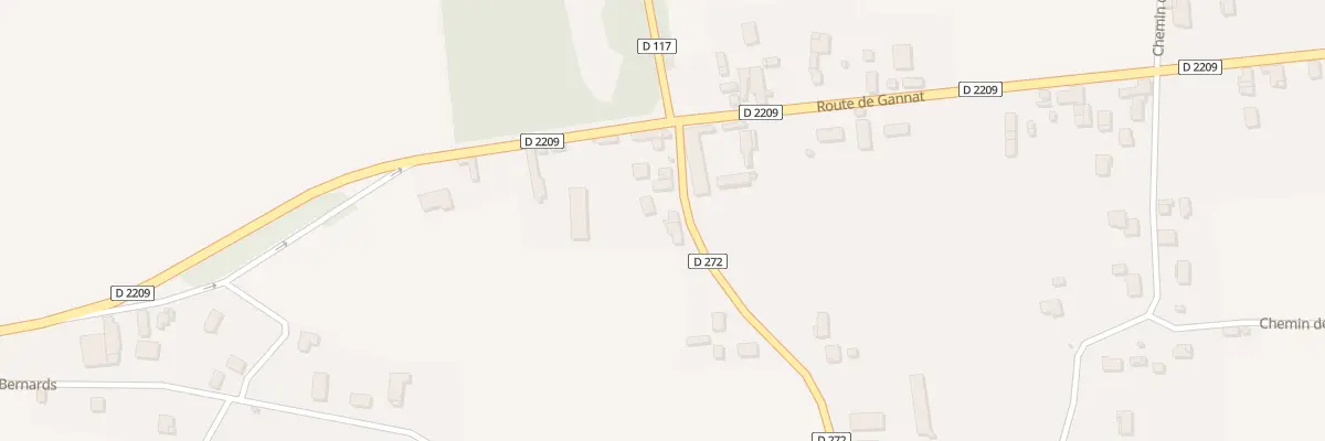 Plan du 10 Rte des Cluzeaux à Cognat-Lyonne