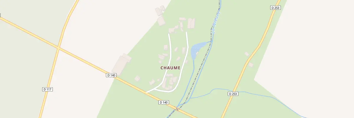 Plan du 25 Chaume à Châtin