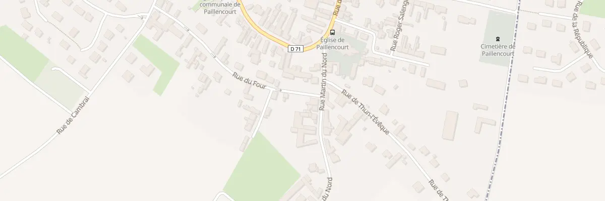 Plan du 4 Rue Martin du Nord à Paillencourt
