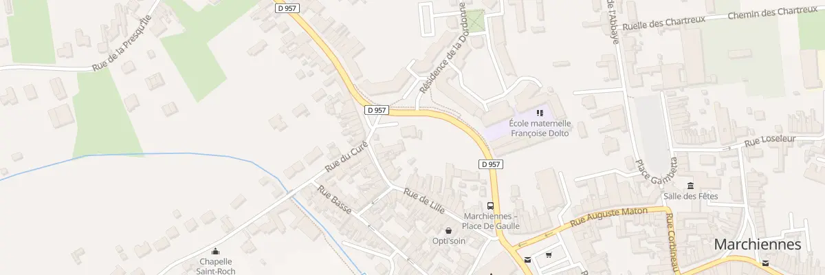 Plan du 1 Rue de Lille à Marchiennes