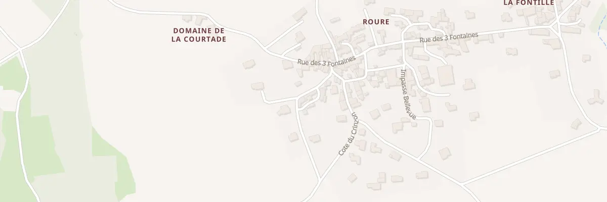 Plan du 5261 Roure à Saint-Babel