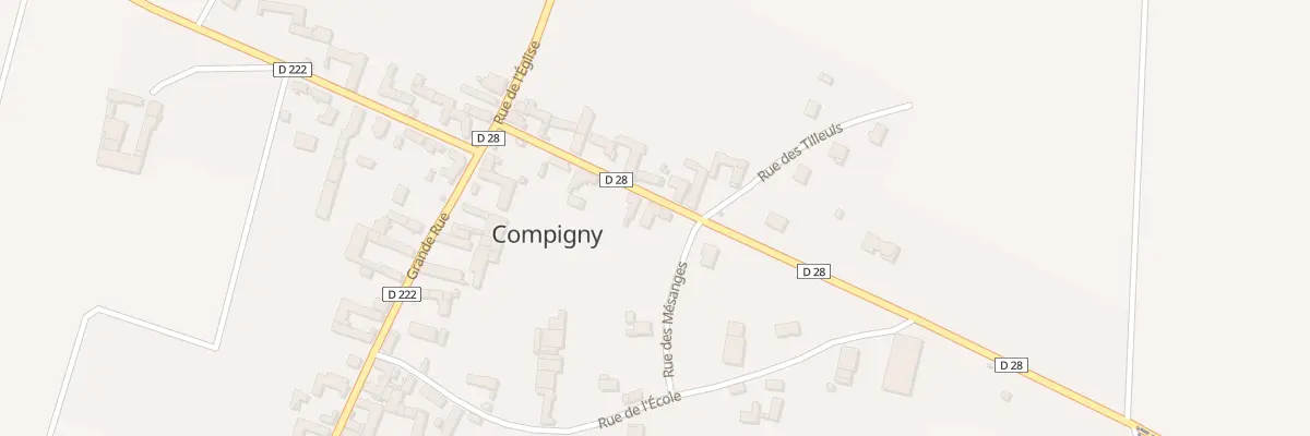 Plan du 8 Rue des Bordes à Compigny