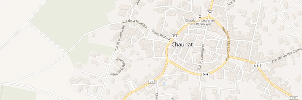 Plan du 6B Rue des Chazeaux à Chauriat