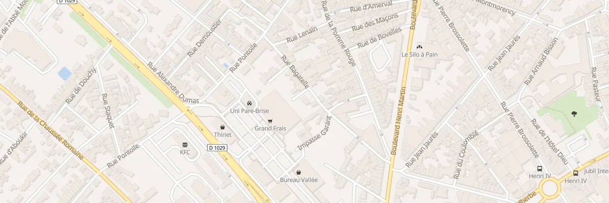 Plan du 17B Rue de Bagatelle à Saint-Quentin