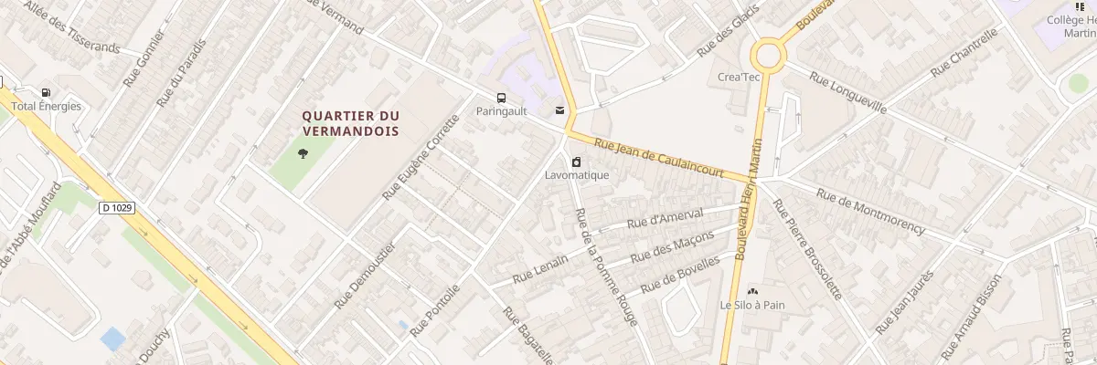 Plan du 7 Rue Pontoile à Saint-Quentin