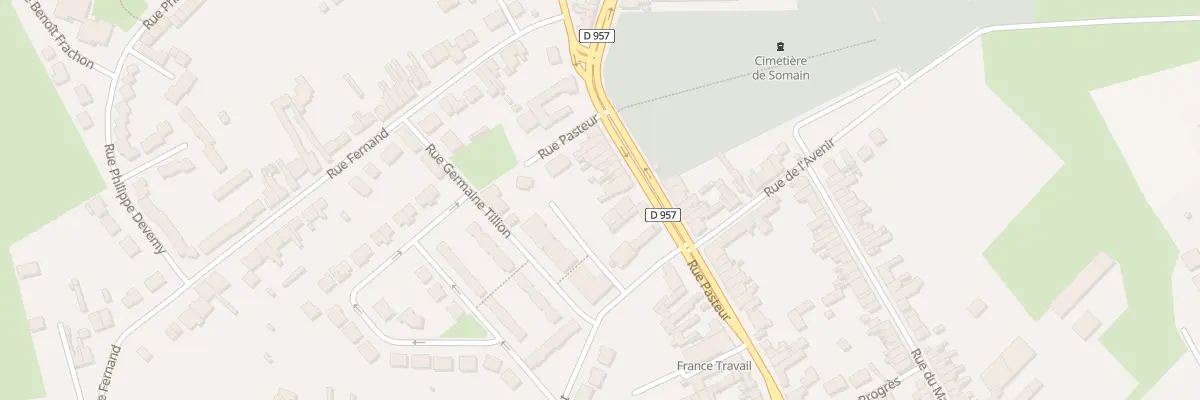 Plan du 115 Rue Pasteur à Somain