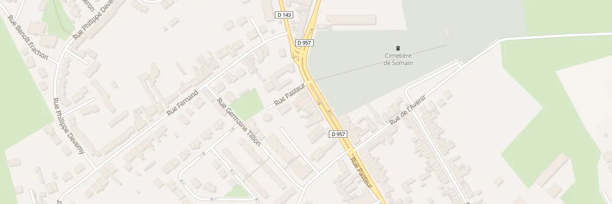 Plan du 119B Rue Pasteur à Somain