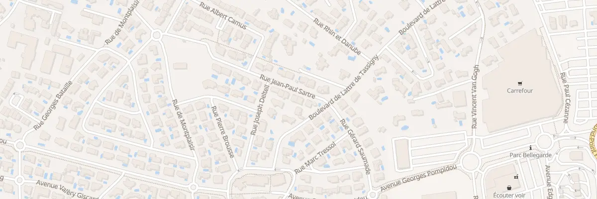 Plan du 15B Rue Jean Paul Sartre à Sérignan