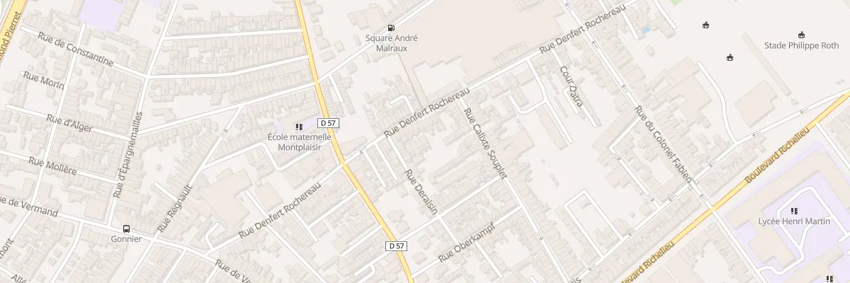 Plan du 143A Rue Denfert Rochereau à Saint-Quentin