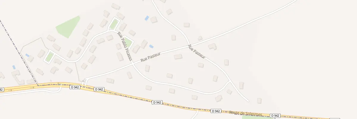Plan du 11 Rue Pasteur à Escaudœuvres