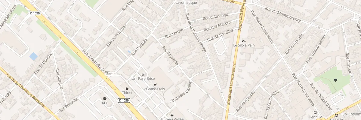 Plan du 22B Rue de Bagatelle à Saint-Quentin