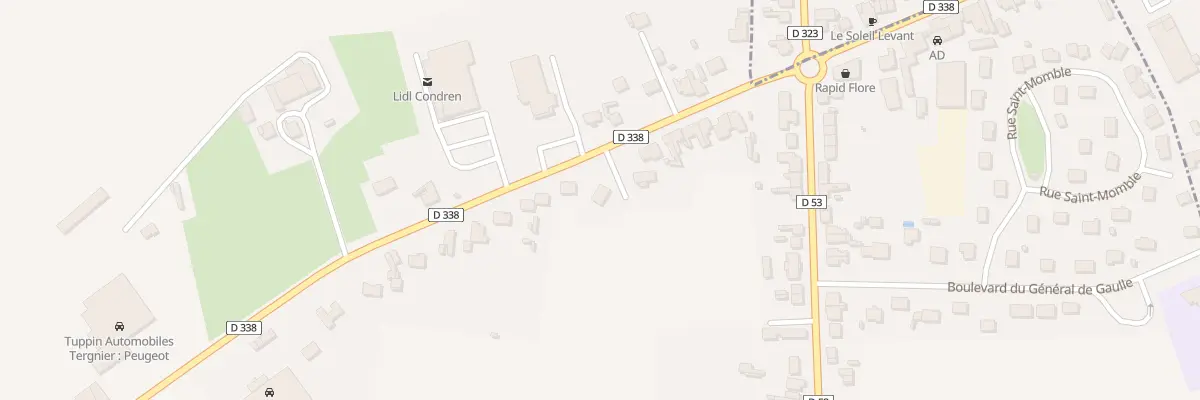 Plan du 17 Rte de Chauny à Condren