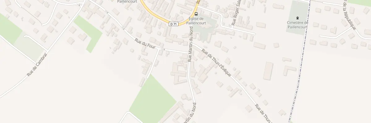 Plan du 6 Rue Martin du Nord à Paillencourt