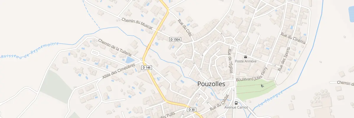 Plan du 2 Imp des Micocouliers à Pouzolles